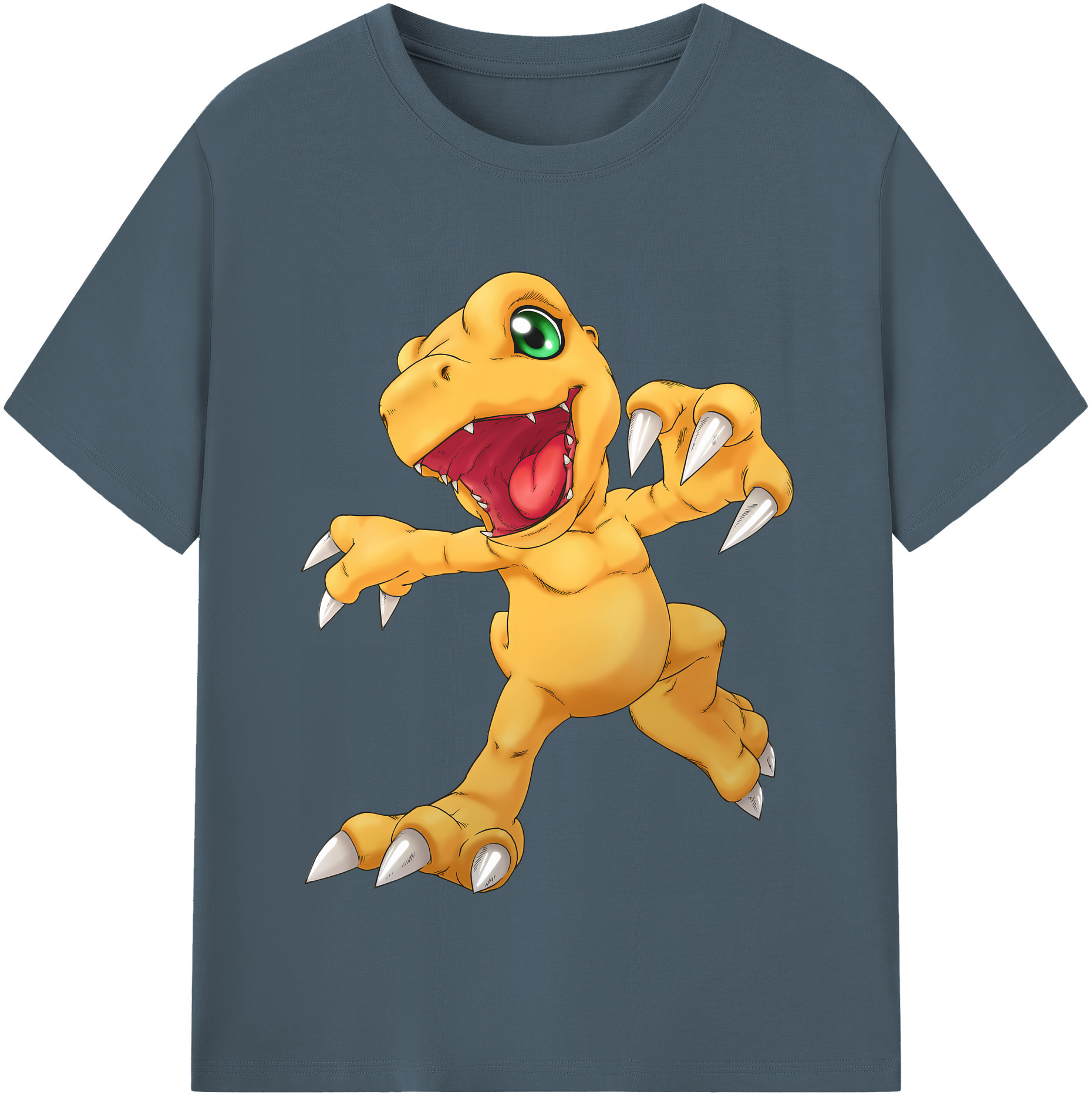 （画像用） Digimon デジタルモンスター/デジモン 綿100％半袖Tシャツ（フロントプリント）